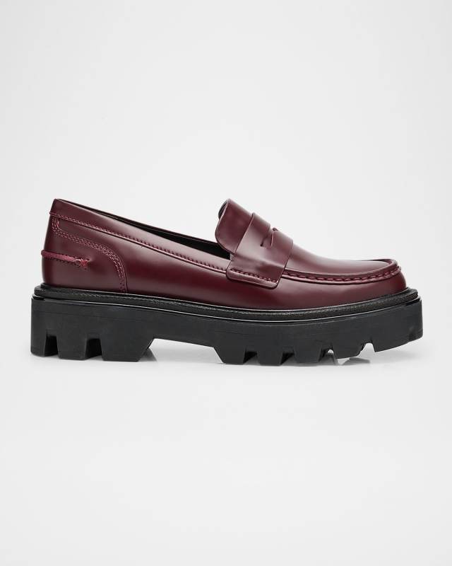 Quinn Leather Casual Penny Loafers