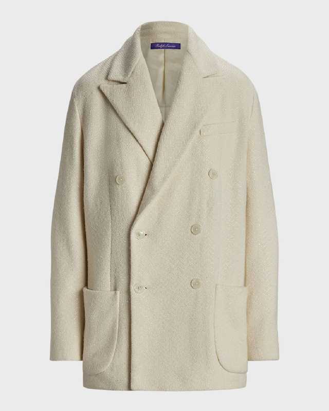 Shirlee Embellished Herringbone Jacket