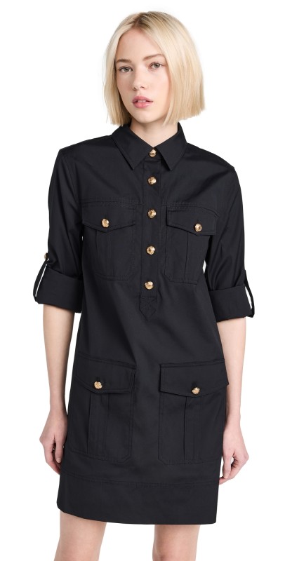 Veronica Beard Saude Dress Black