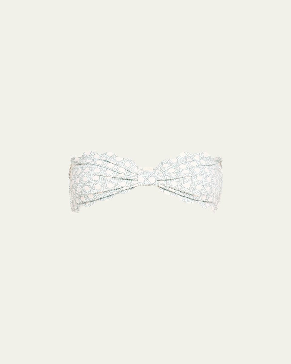 Antibes Scalloped Bandeau Swim Top