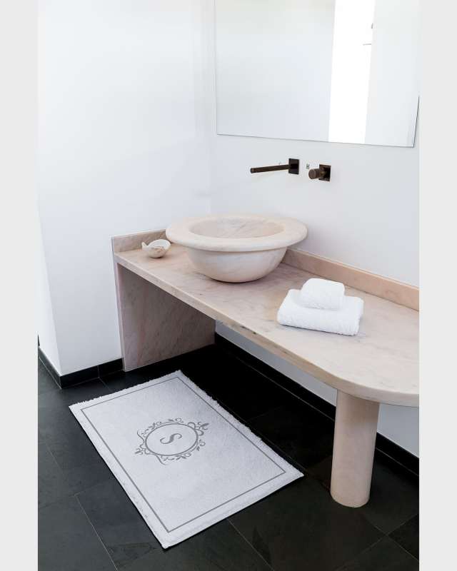 Egoist "S" Monogrammed Bath Rug