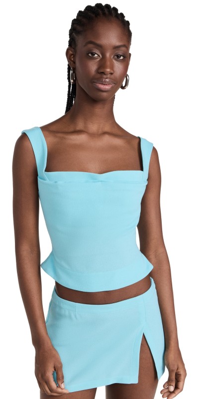 Miaou Imogene Corset Teal