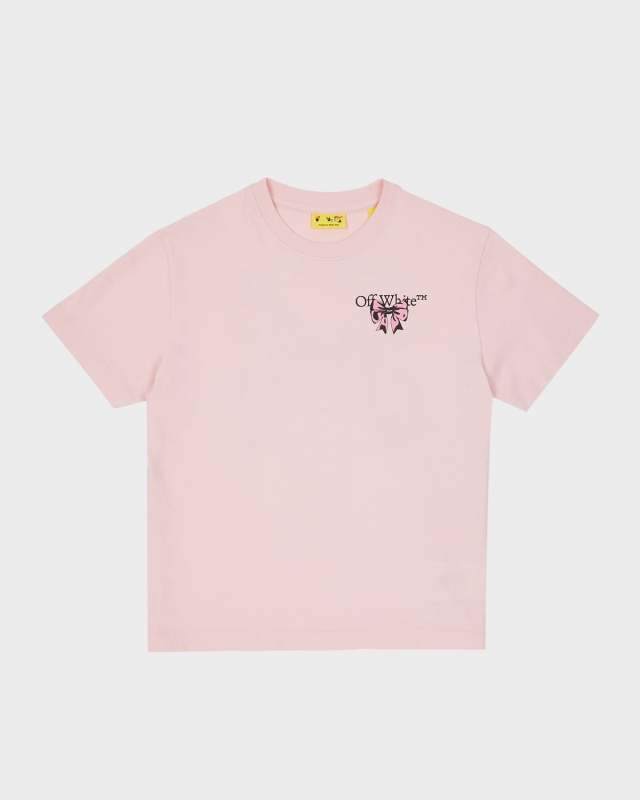 Girl's Bow & Arrow Logo-Print T-Shirt, Size 4-12