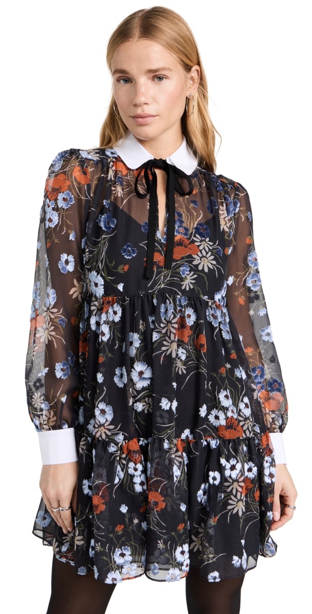 Cinq à Sept Vianne Dress Obsidian Multi