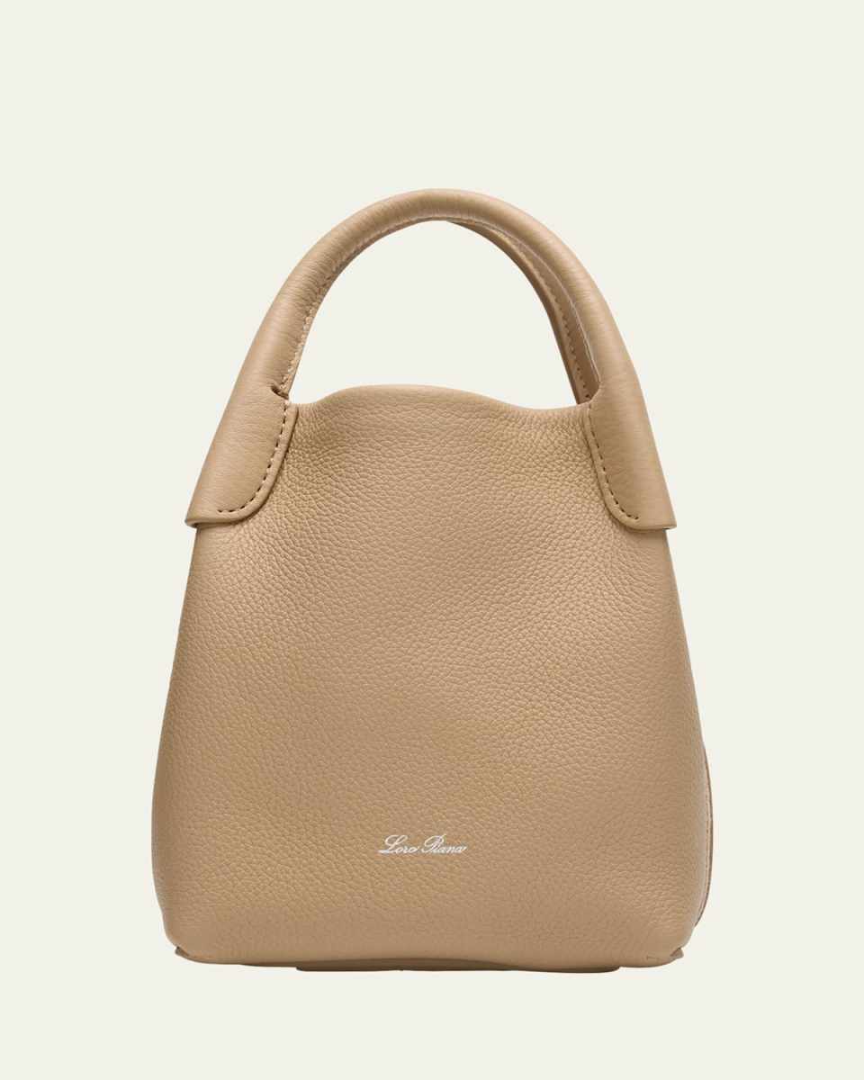 Bale Micro Grain Leather Crossbody Bag