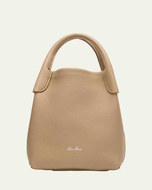 Bale Micro Grain Leather Crossbody Bag