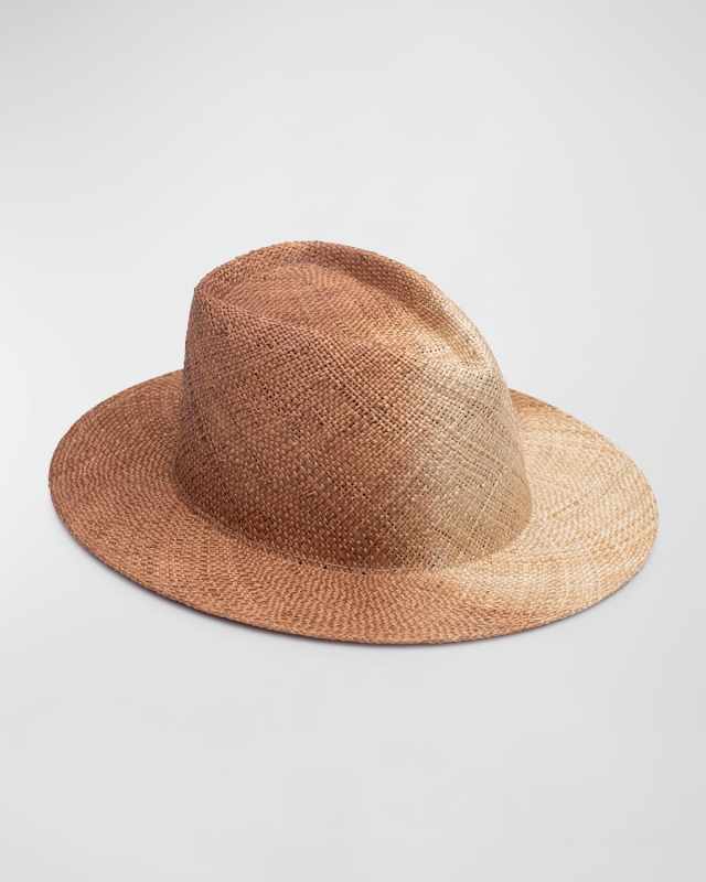 Blaine Hand-Dyed Straw Fedora Hat