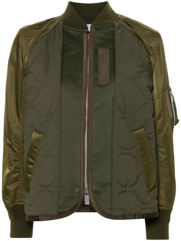 twill bomber jacket