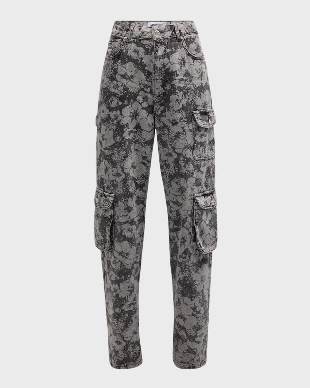 Floral Cargo Pants