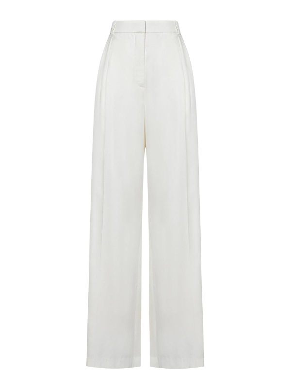 Alexander Mcqueen Pantalons Décontractés - Blanc