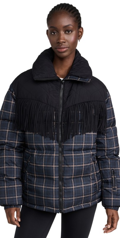 The Upside Lumiere Fox Puffer Jacket Check