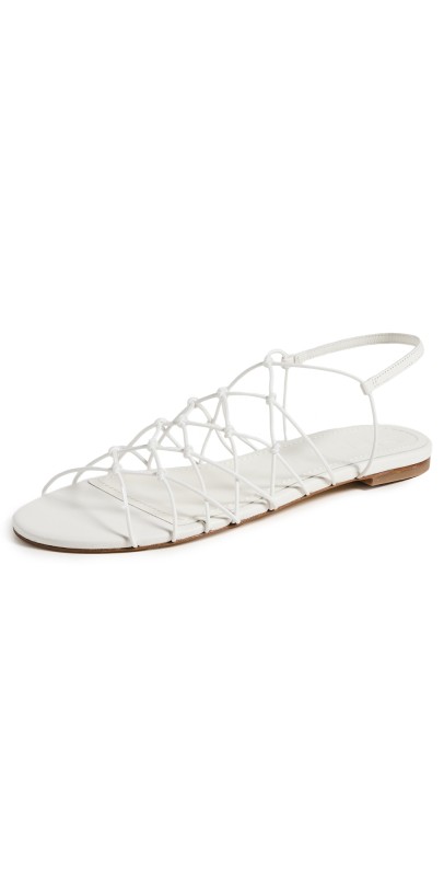 STAUD Gio Knot Sandals Paper