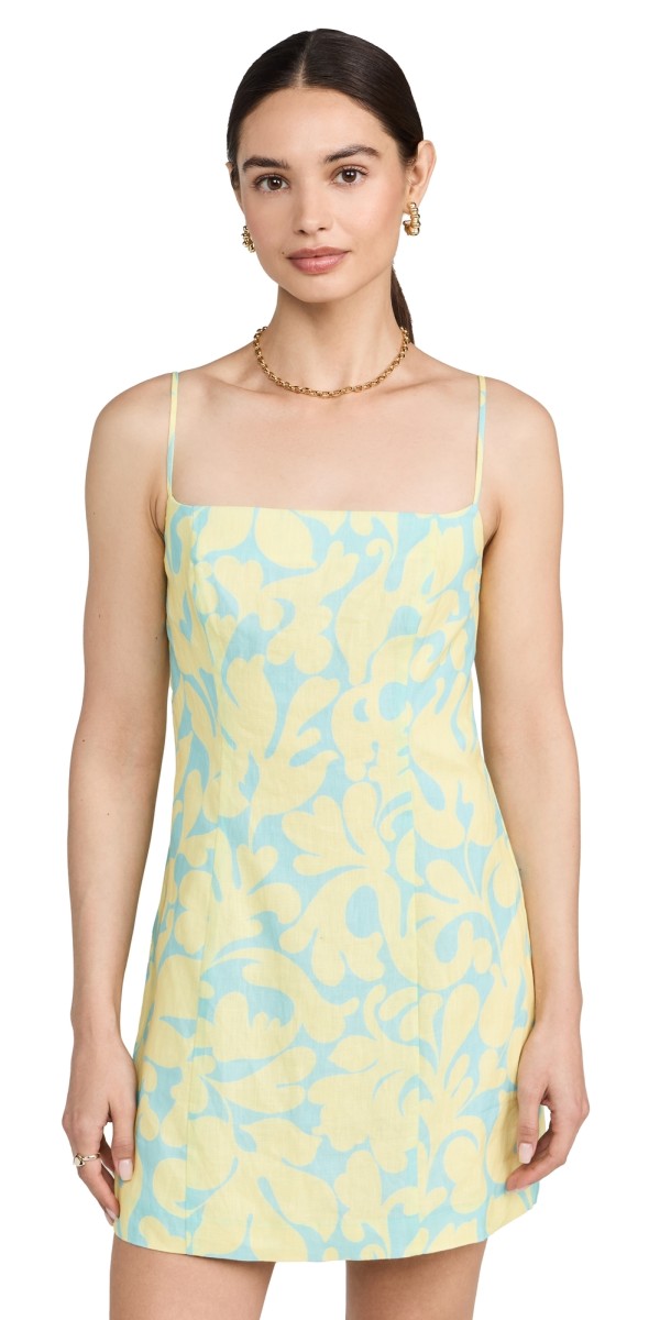 RHODE Jackie Dress Sky Caspian Lagoon Grande