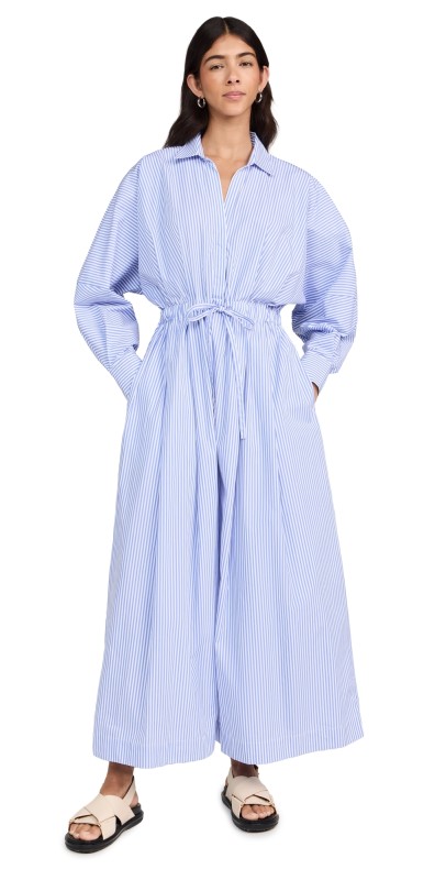 MARA HOFFMAN Colleen Dress Blue White