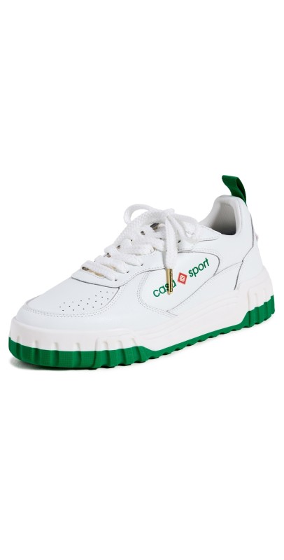 Casablanca Tennis Court Sneakers White/Green