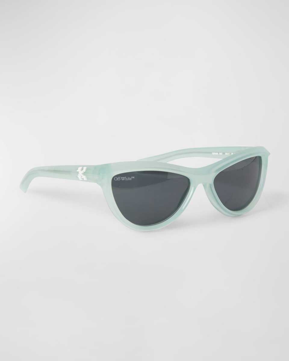 Atlanta Teal Acetate Cat-Eye Sunglasses