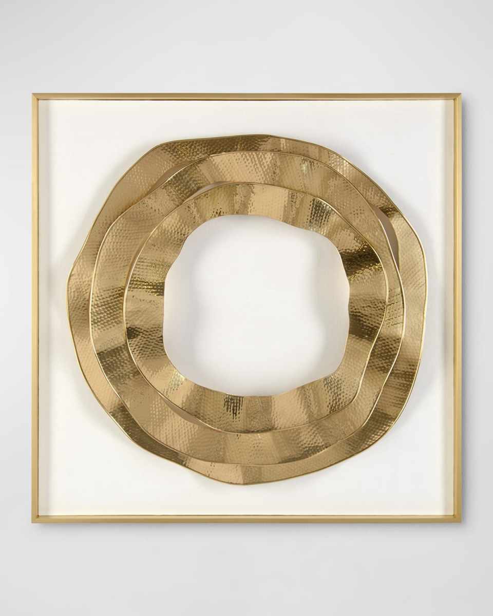 "Insignia Silver I And Gold II" Print