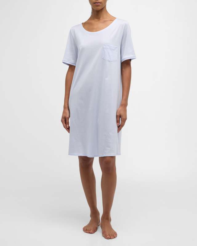 Cotton Deluxe Short-Sleeve Big Sleepshirt