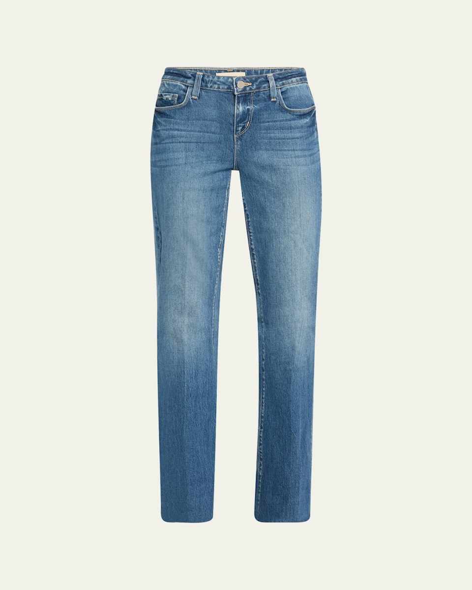 Sneeki Low-Rise Straight-Leg Jeans