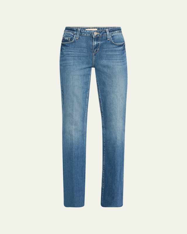 Sneeki Low-Rise Straight-Leg Jeans