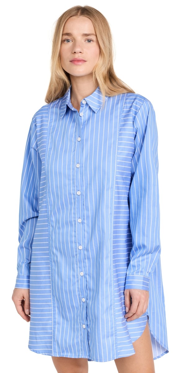 NationTD Marni Oversized Button Up Mini Dress Day Trader