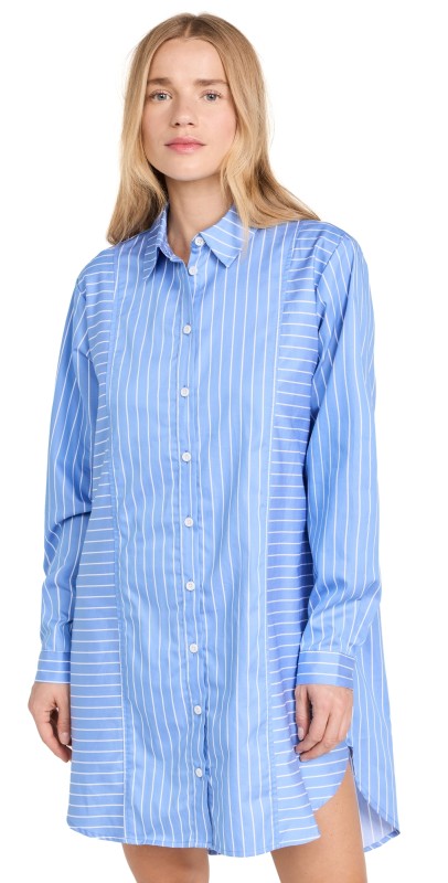 NationTD Marni Oversized Button Up Mini Dress Day Trader