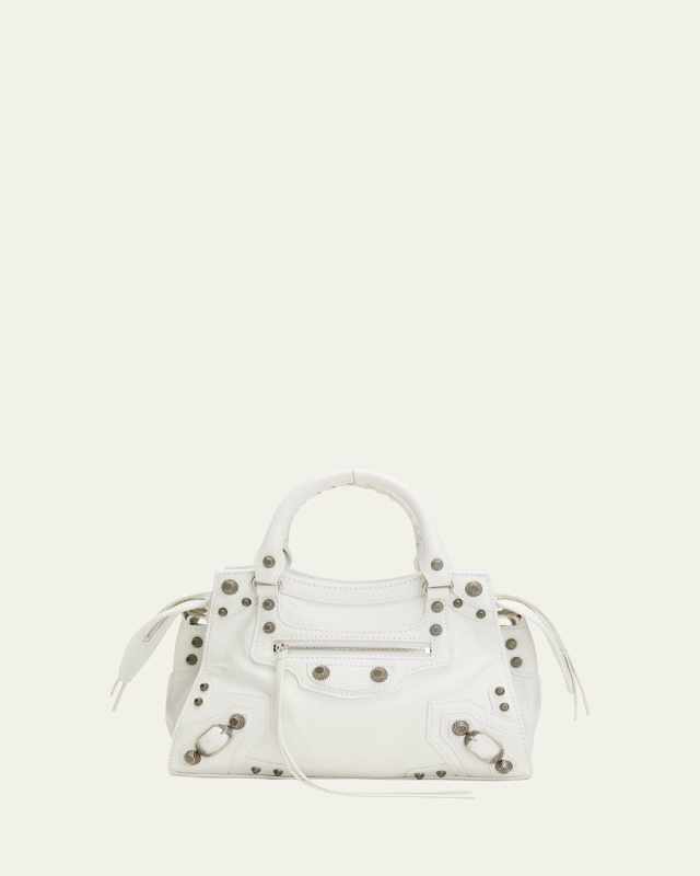 Cagole XS Leather Top-Handle Bag