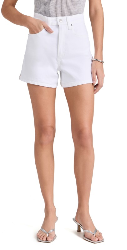 PAIGE Dani Shorts Crisp White
