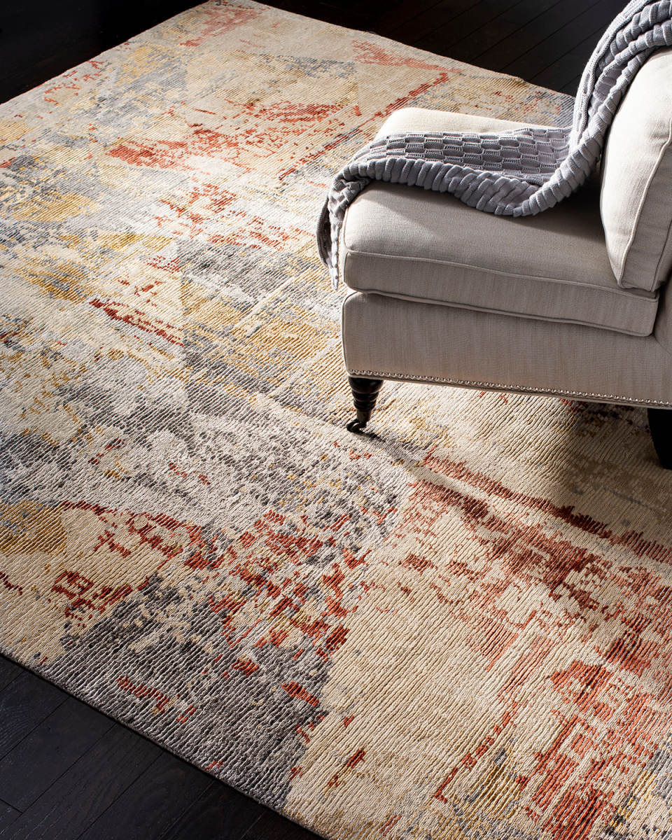 Bronny Hand-Knotted Rug, 9' x 12'