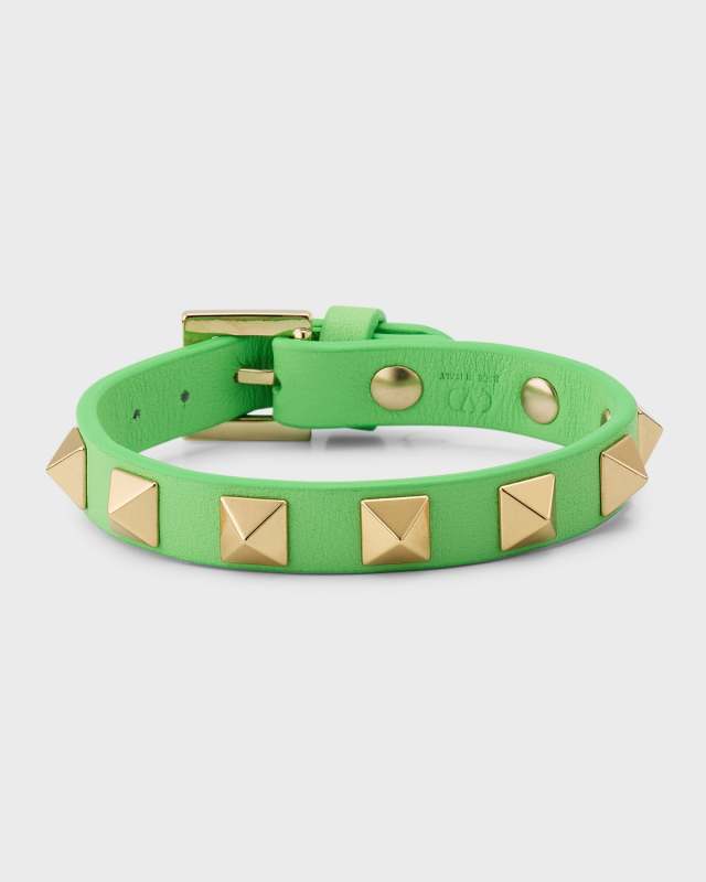 Rockstud Leather Bracelet