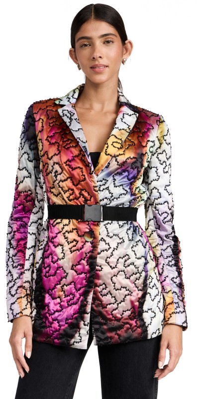 Silvia Tcherassi Yarah Jacket Iridescent Marble