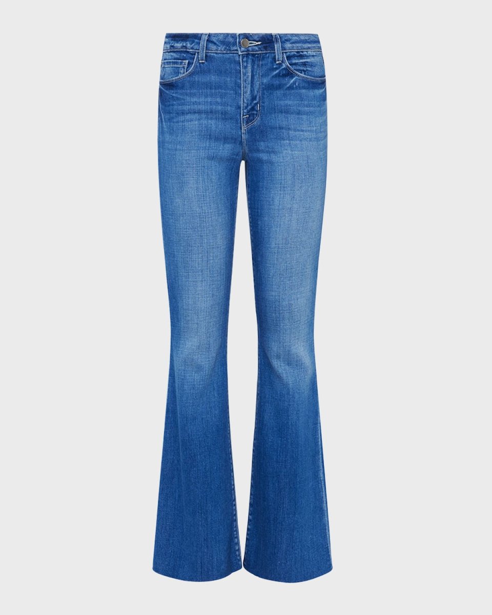 Sera High Rise Sneaker Flare Jeans