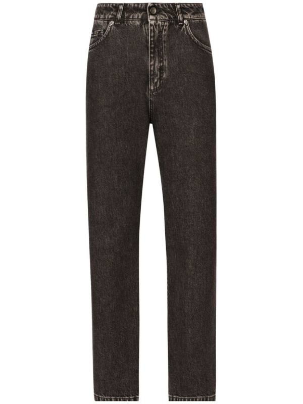 straight-leg jeans