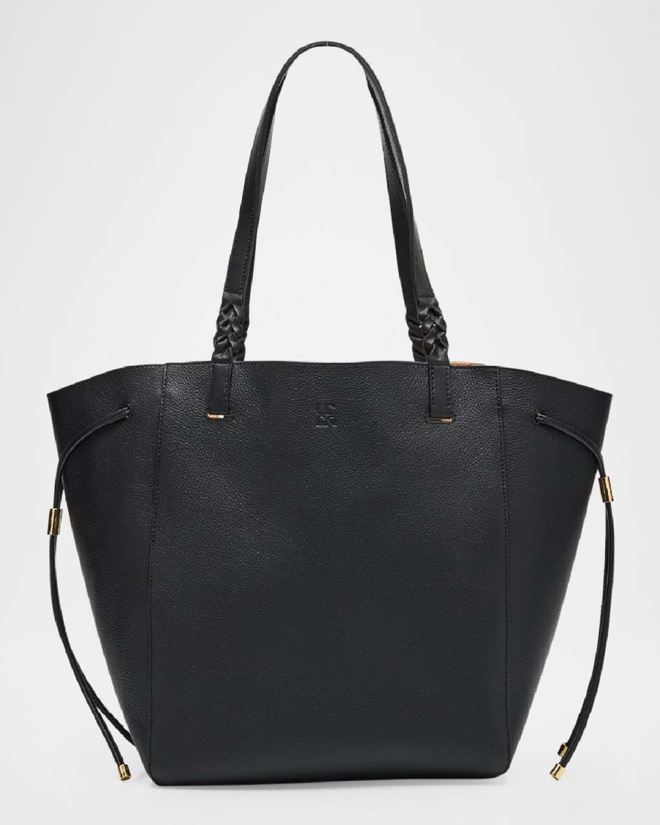 Alma Bicolor Leather Tote Bag