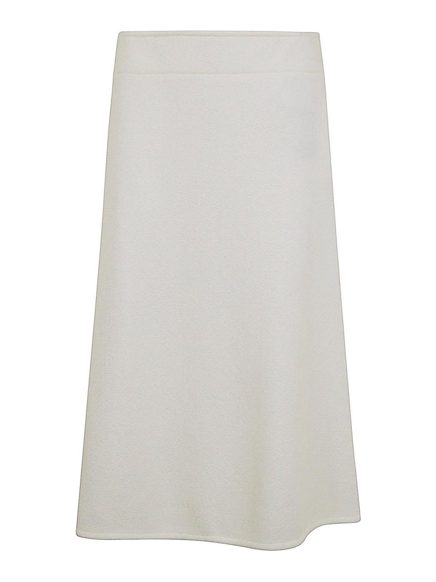 Jil Sander Jupe Midi - Blanc