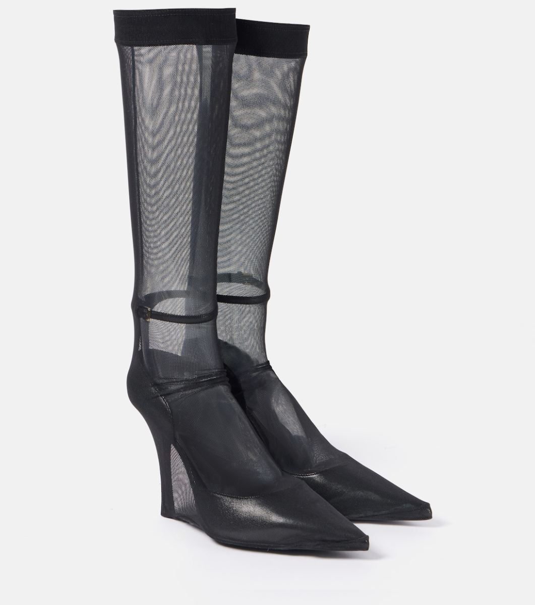 Givenchy Show stocking leather pumps
