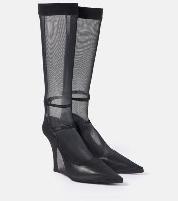 Givenchy Show stocking leather pumps