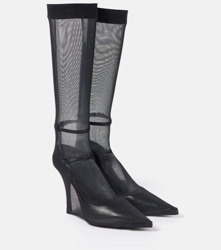 Givenchy Show stocking leather pumps