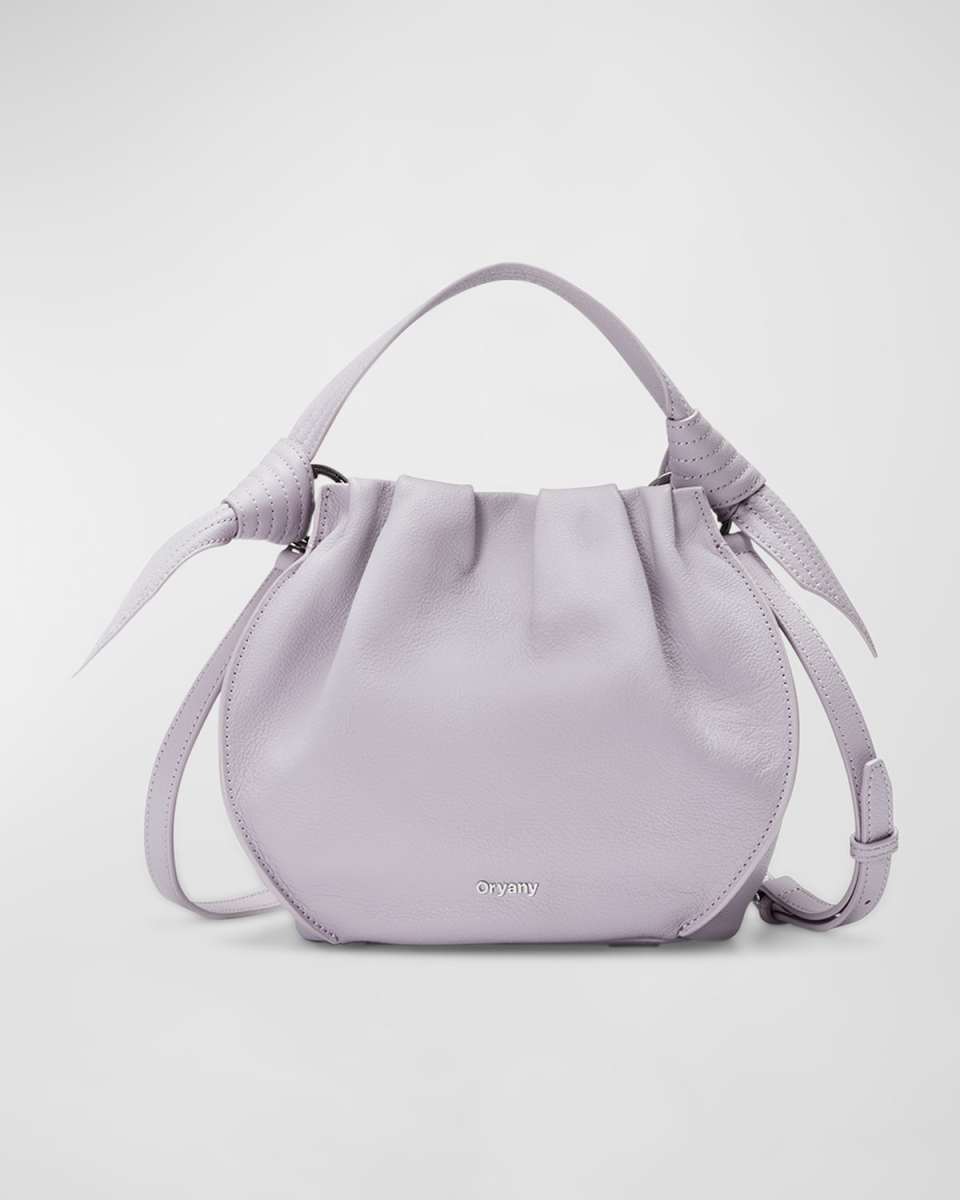 Selena Leather Bucket Bag