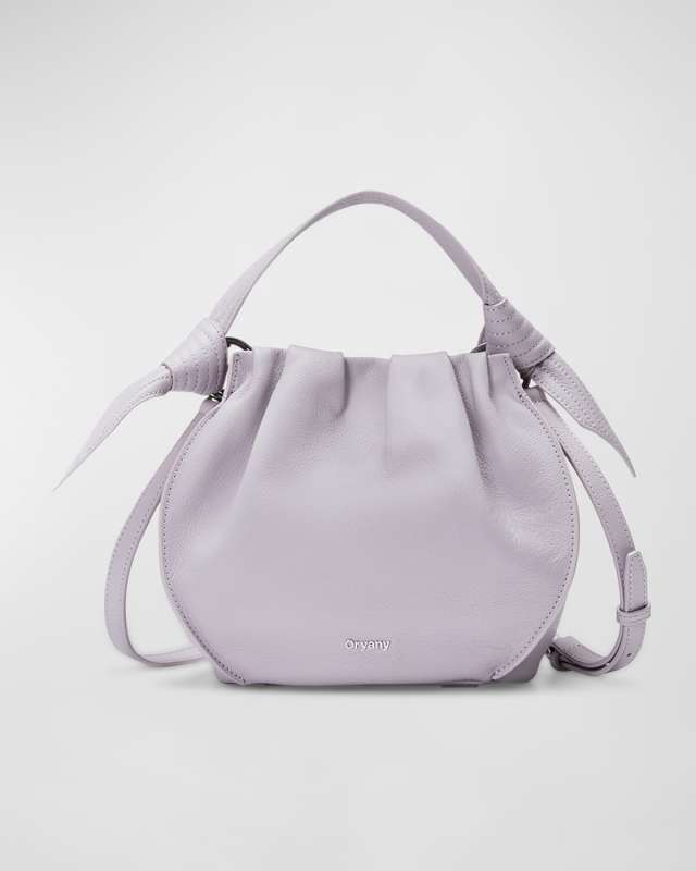 Selena Leather Bucket Bag