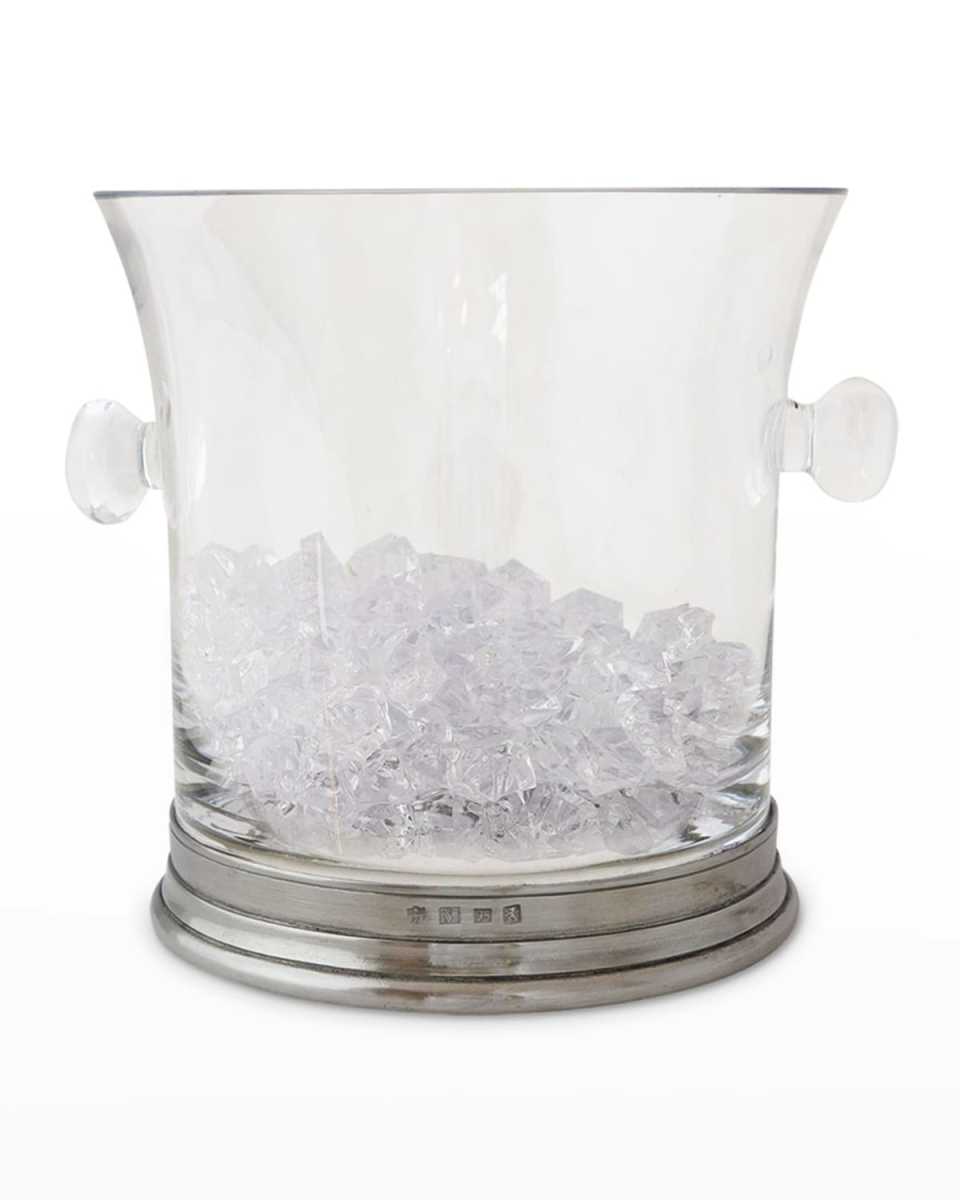 Crystal Ice Bucket with Handles