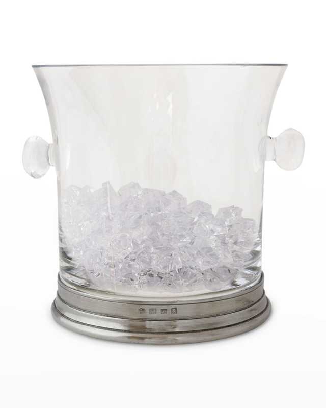 Crystal Ice Bucket with Handles