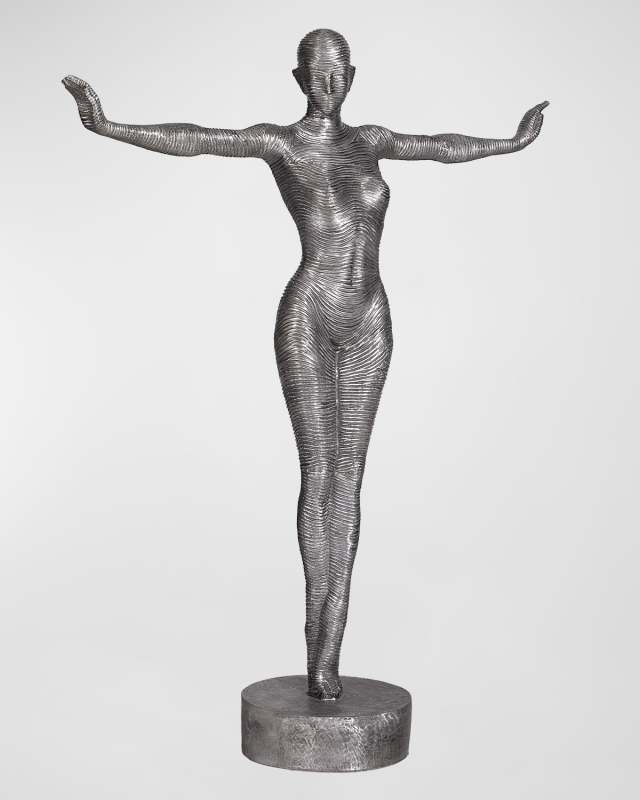 Outstretched Arms Standing Sculpture, 68"
