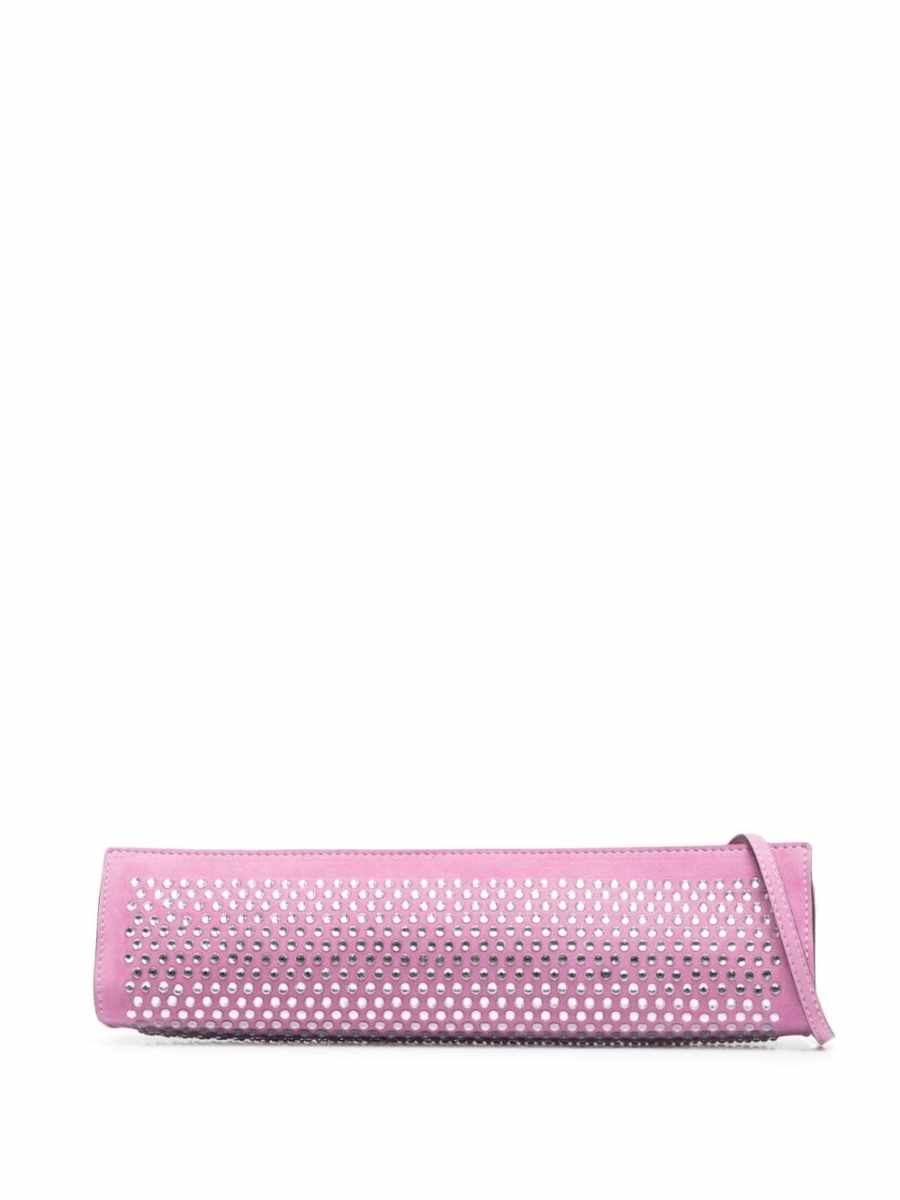 crystal-embellished shoulder bag