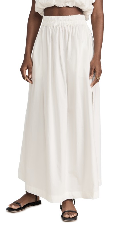 MIKOH Delia Maxi Skirt Bone