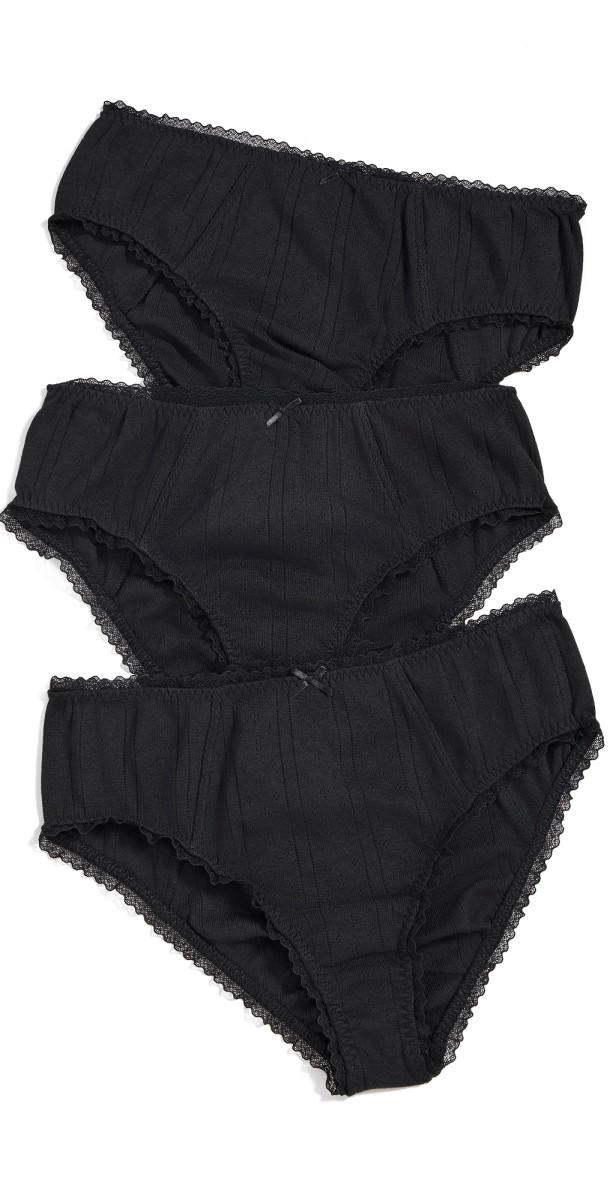 COUCOU The Cozy Briefs 3 Pack Black