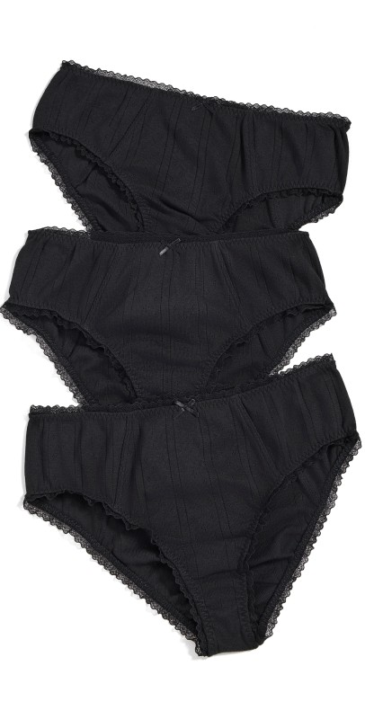 COUCOU The Cozy Briefs 3 Pack Black