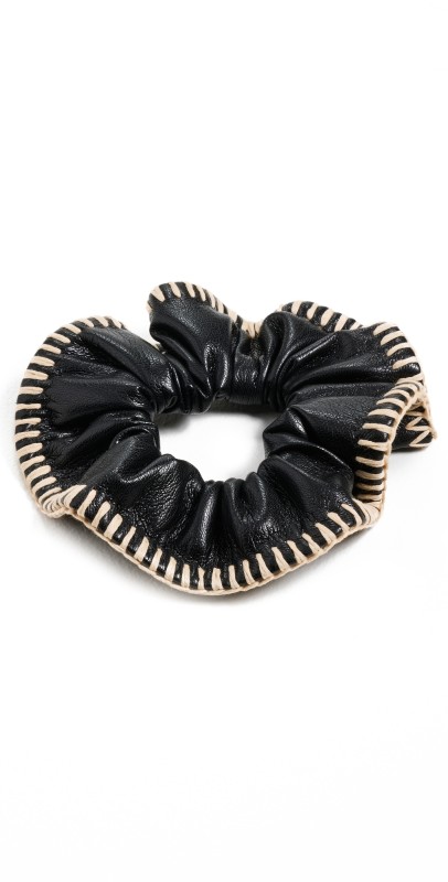 Nanushka Lou Scrunchie Black