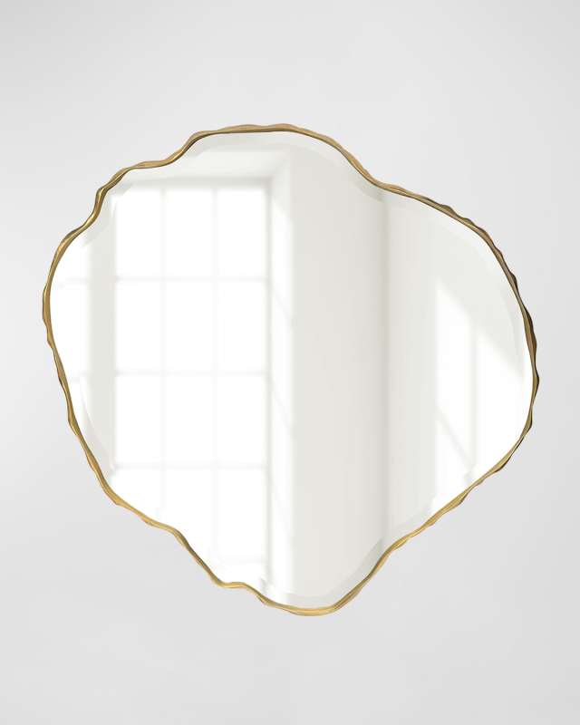 Auric Ripples 55" Wall Mirror