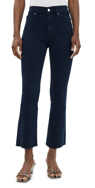 DL1961 Bridget Boot High Rise Instasculpt Crop Jeans Marine (Performance)